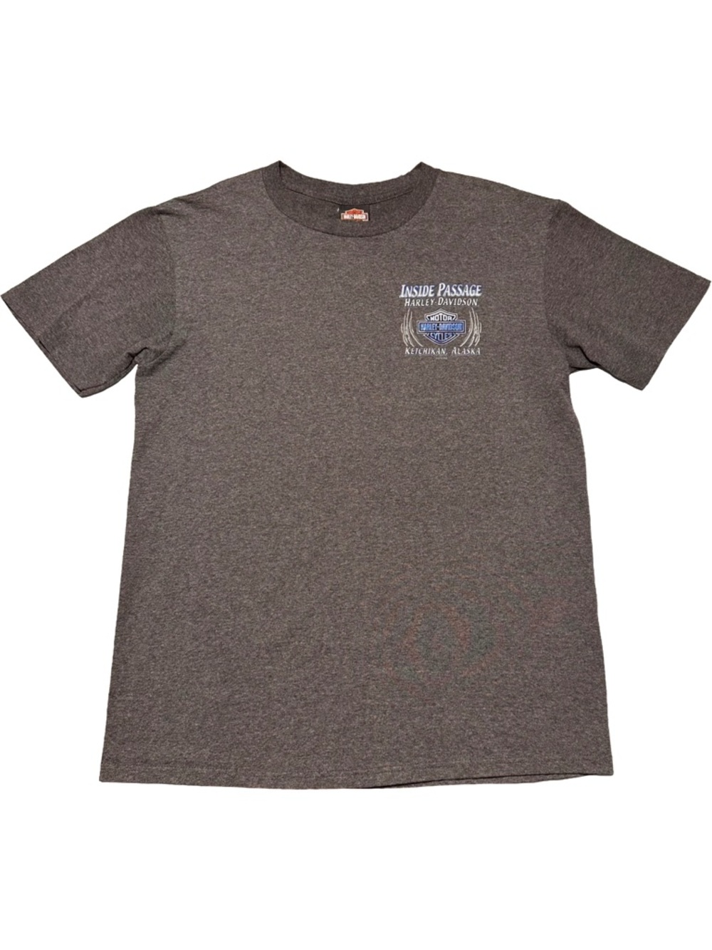 Harley Davidson Wolf Graphic Tee Ketchikan Alaska Biker T Shirt